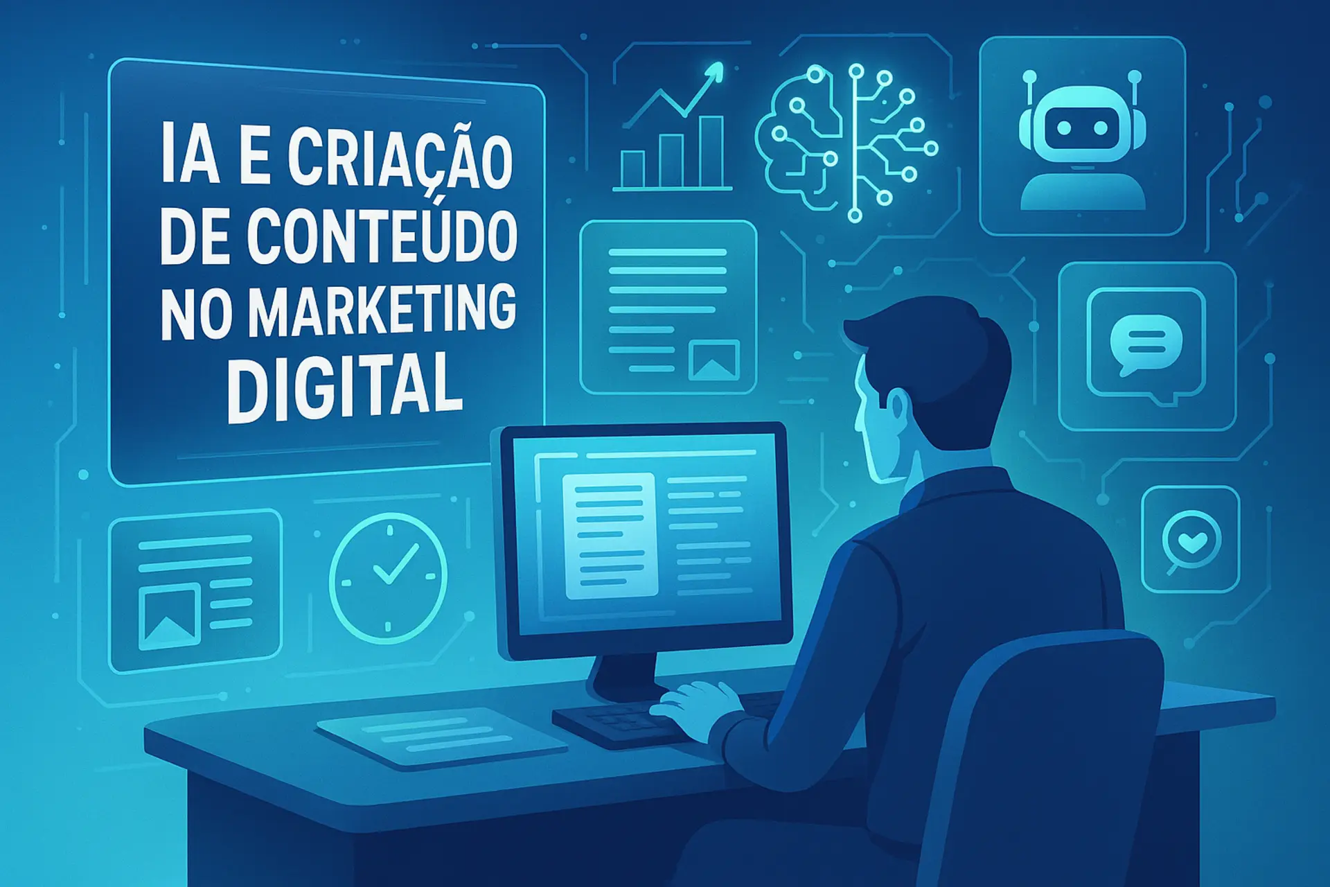 Ia e criação de conteúdo no marketing digital